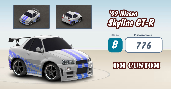 Car Town Graphic Template - Nissan Skyline 